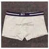 Cuecas 3 pcs Mens Underwear Boxer Algodão Orgânico Shorts Modal Sexy Gay Masculino Boxers Respirável Malha Homem Asiático Tamanho Drop Delivery Ap Dhkju