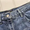 Femmes Jeans Courts D'été Taille Haute Short En Jean Designer Triangle Badge Shorts Décontractés Pantalons