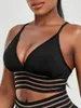 Kobiety dla kobiet Fittoo Sport Tops for Women Bras Seksowne trening fitness Leopard Bra z wbudowaną kubkiem siłowni biegnący z uprawy