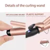 Curling Irons Curling Iron Professional Hair Curler narzędzia do stylizacji ceramicznej ujemne jon pielęgnacja włosów Roller Curling Różdżka 38mm 231124