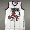 Zszyty Vince Carter retro koszulki do koszykówki Tracy 1 McGrady 1998-99 Raptorses Mesh Hardwoods T-Mac Classics Men Młodzież Dzieci Purple Vintage Jersey Doross Dzieci