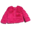 Set di abbigliamento Ragazze Cappotto di pelliccia invernale Elegante Ragazza adolescente Giubbotti finti Cappotti spessi Parka caldo Capispalla per bambini 1 10 anni Vestiti 231124