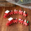 Christmas Decorations Wooden Train Christmas Ornament Merry Christmas Decoration For Home Table Xmas Gifts Noel Natal Navidad Happy Year 231124