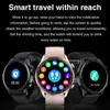 New Women Smart Watch Men Bluetooth Call Sport 390*390HD Dial personalizado Frequência cardíaca à prova d'água Lady Smartwatch