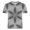 Herr t-skjortor 2023 3D digital tryckning dynamisk bild rund hals t-shirt sporteffekt sommar