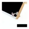 Stud Sparkly Crystal Earrings Butterfly Shape Sterling Sier Cute Unique For Women Wedding Bridal Ear Jewelry Drop Delivery Dhhua