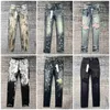 2024 Designer Jeans Mens Denim Trousers Fashion Pants Highend Quality Straight Design Retro Streetwear Casual Sweatpants Purple Jeans Joggers Pant Washed Ol