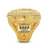 Кольца кластера 2022 Карри Баскетбольные воины Командное первенство Кольцо с деревянной коробкой Сувенир Мужчины Вентилятор Подарочные ювелирные изделия Высокое качество Dhfm7