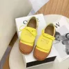 Mens tennis luxury shoe loafer run Women Flat Summer fashion shoe walk sneaker basketball embroidery trainer top quality Casual Leather espadrille Designer travel