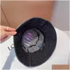 Wide Brim Hats Women Luxury Designer P Woman Washed And Aged Cowboy Bucket Hat 22Ss Autumn Casquette Man Drop Delivery Fashion Accesso Dh5Hn