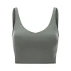 محاذاة Tank Top U Bra Yoga Wome Women Summer T Shirt Solid Sexy Crop Tops Stest Fashion Sest