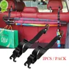 2 pièces crochet de siège arrière de voiture multi-fonction siège arrière appui-tête crochet suspendu porte-parapluie siège arrière stockage organisateur intérieur