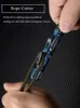 분수 펜은 다기능 휴대용 옥외 생존 전술 펜 자체 방어 손전등 비상 유리 차단기 드라이버 드라이버 EDC 도구 231124