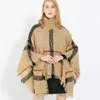 Schals Frauen Frühling Herbst Schal Dame Knitted Wrap Plaid Pullover Mantel lose Rollkragenpullover Herbst Winter Poncho Großhandel FPWP02