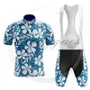 Zestawy wyścigowe bicicleta hawaiian mężczyzn rowerowe Jersey Set Summer MTB Race Rowerowe odzież Krótkie rękaw