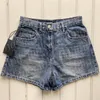 Femmes Jeans Courts D'été Taille Haute Short En Jean Designer Triangle Badge Shorts Décontractés Pantalons