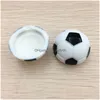 Storage Boxes Bins Sile Containers Jars Wax Oil 8Ml Football Box Non-Stick Container Food Grade Dab Tool Drop Delivery Home Garden Dhdoc