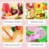 Kitchens Play Food Kids Pretend Kitchen Toys Simulation Barbecue Cooking Children Educational House Interactive For Girl 231124