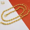 Chains ANIID Hip Hop Gold Color Necklace Miami Cuban Chain Fashion Ethiopian Jewelry Set Dubai Bracelet For Mens Women