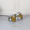 Bordslampor Tiffany Dog Glass Lamp Kids 'Gift Bedroom Foyer Bar Restaurang Puppy Animal Night Light 1012