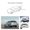 Car Rear View Cameras Parking Sensors Vehicle Reverse Backup Radar System With 4 Distance Detection And Led Display Sound Warning D Dhthp