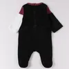 Rompers Baby romper pyjamas kids clothes long sleeves children clothing velour and rib baby overalls boy and girl clothes footies romper 230425