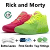 Lamelo Ball MB.01 Mens 농구화 운동화 Rick and Morty Queen City Buzz City Black Blast Rock Ridge Red Lo UFO 여기에서 남성 여성 트레이너 스포츠 운동화