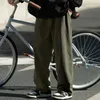 Męskie spodnie męskie spodnie męskie spodnie luźne proste spodnie sztrutowe splatyczne talii dresowe preski mody streetwear sprężyna sportowa joggera spodnie ZLN231125