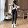 Women's Pants Casual Autumn 2023 Versatile Loose Slimming Drape Cropped Suit Harem