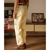 Calças masculinas Red Tornado Pantror's Pantrings Creme Relaxed Heter Men heters Carpenter Troushers 230425