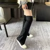 Buty Mis same buty damskie nowa wersja koreańska brzydka urocza okrągła głowica spodnie rurki pomarszczone mody buty kawalerii 230830