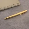Penna in metallo per studenti Disegno dorato PENNA A SFERA REGALO IN ACCIAIO INOSSIDABILE