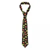 Cravates d'arc mignon fleur hommes femmes cravates soie polyester 8 cm cravate à col étroit pour hommes accessoires de chemise Gravatas cadeau de mariage