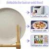 Vaisselle assiettes 4 pièces dîner blé paille ensemble écologique vaisselle complète d'accessoires de cuisine vaisselle 231124