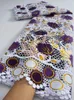 Tkanina najnowsza afrykańska dwukolorowa koronkowa tkanina z cekiną wysokiej jakości sznurka Guipure koronka do szycia kobiety Wedding3236 231124
