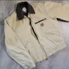 Carhart 디자이너 Mens 재킷 패션 브랜드 디트로이트 카르 하트리스 자켓을위한 캐주얼 한 느슨한 피팅 루스 패딩 코트 힙합 긴 바지 바지 w6bh#