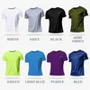 Outdoor Tshirts Wysokiej jakości poliestrowe mężczyźni bieganie t Szybkie suche trening ćwiczeń ćwiczeń Gym Sport Tops Lekkie 230425