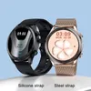 New Women Smart Watch Men Bluetooth Call Sport 390*390HD Dial personalizado Frequência cardíaca à prova d'água Lady Smartwatch