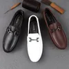 Kleid Schuhe Mode Italienische Loafer Männer Patent Leder Oxford für Formale Mariage Hochzeit Trendy 231124