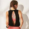 Utomhus Tshirts Women's Tank Workout Tops Sportskläder för kvinnor Gym Tshirt Öppna Back Yoga Top Sport Bluses Woman Fitness Shirt Female Jersey 230424