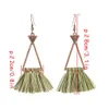 Stud Idealway 3 Colors Vintage Bohemian Thread Tassel Drop Earring For Women Earrings Jewelry Delivery Otbbd