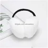 Ear Muffs Ear Muffs Thicken Earmuffs Women New Winter Warmer Cute Plush Girls Solid Color Back Wear Outdoor R231009 Drop Delivery Fash Dhcuz