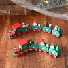 Christmas Decorations Wooden Train Christmas Ornament Merry Christmas Decoration For Home Table Xmas Gifts Noel Natal Navidad Happy Year 231124