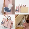 Kvällspåsar Lady Canvas Nappy Shoulder Women Maternity Handväska Travel Mamma Diaper Messenger Kvinnliga sjuksköterskor Baby Fashion Mother Package