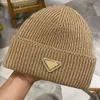 女性ニット帽子デザイナーPra da Beanie Cap Mens Autumn Winter Caps Luxury Warm Skull Caps Castary Hats