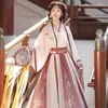 Casual klänningar hanfu klänning kvinnor forntida kinesisk traditionell set kvinnlig sagor cosplay kostym outfit sommar ljus grön