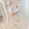 Scarves Silk Skinny Scarf Hair Band Women Spring Hand Bag Wrist Bandana Foulard Ribbon Accessories