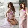 Maternity Dresses Pregnant Lace Dres Gown Pography Props Costume Pregnancy Long Maxi 230425