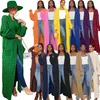 Tasarımcı Kış Sweaters Kadın Uzun Kollu Kalın Uzun Sweater Moda Örme Uzun Stil Hırka Gevşek Sıcak Dış Giyim 0001