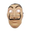 Party Masks Saador Dali Mask Fl Face La Casa de Papel Costume Movie Halloween Cosplay RRE1421 Drop Delivery Home Garden Festive Suppl Dhw4k